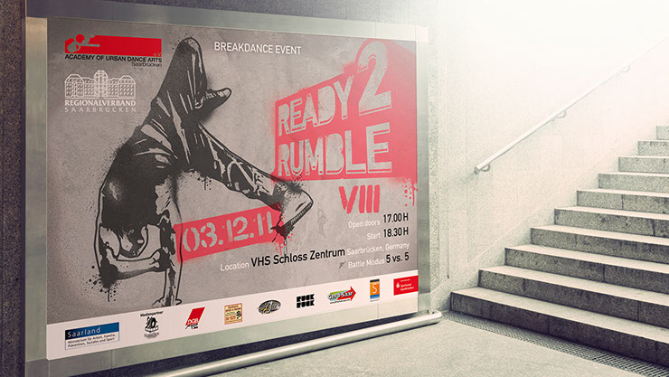 ready-2-rumble-VIII-8-grossflaeche-plakat-Breakdance