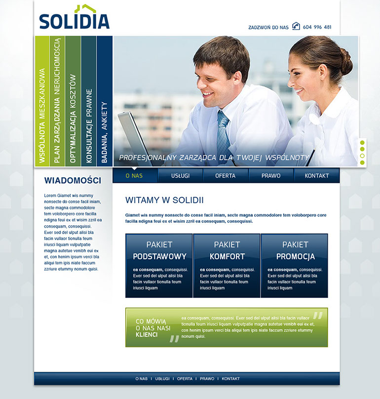 solidia-immobilien-webseite-layout